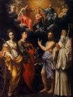 The Coronation of The Virgin with Four Saints by Guido Reni